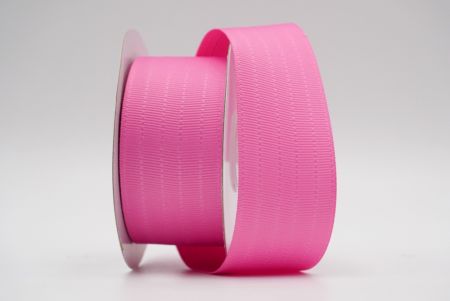 Hot Pink Fret Pattern Grosgrain Ribbon_K1747-501